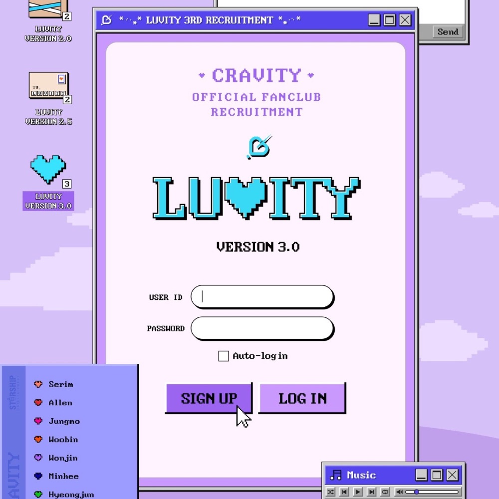 CRAVITY OFFICIAL FAN CLUB LUVITY 3기 KIT